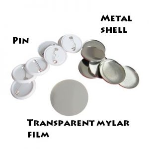 Blank Pin Button Badges (32mm)