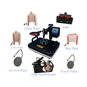 8-in-1 Combo Heatpress Machine