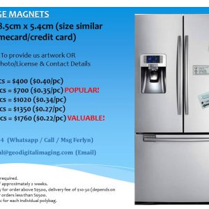 Custom Fridge Magnet Printing Service, Singapore Supplier, Cheap & Fast