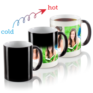 Blank Sublimation Black Magic Mug (330ml, high grade AAA)