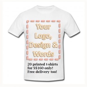 1-colour Silkscreen Printing T-Shirts for Adults & Kids (A4 area)