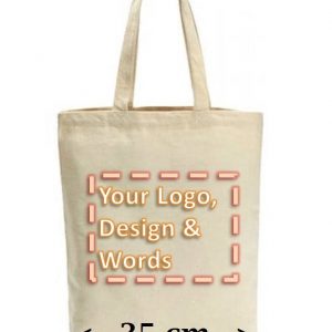 Custom Printed Canvas Cotton Tote Bag (35x40x10cm base) Cheap Printing