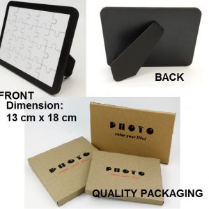Custom Printed Jigsaw Puzzle with Photo Frame