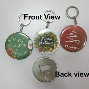 Customized Printed Bottle Opener Keychain (Low MOQ Sg Gift Supplier)