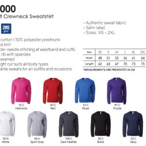 Gildan 88000 Sweatshirt Pullover Sweater